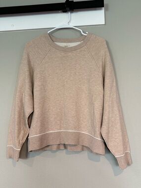 Anthropologie Pilcro Beige Crewneck Sweater S